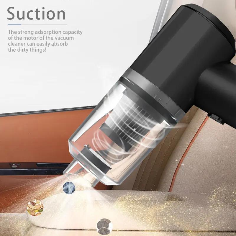 Wireless Car Vacuum Cleaner | Portable High-Power 6000PA Suction | Rechargeable Mini Car Interior Cleaner The Emporium