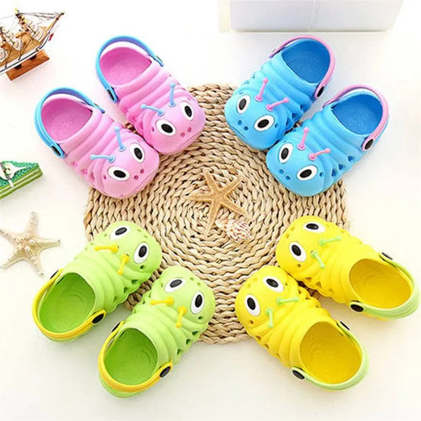 Colorful breathable cartoon EVA baby shoes for boys and girls with unisex design