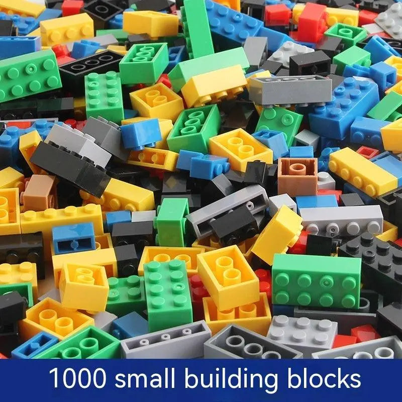 Colorful 1000-piece small building block set for creative play and detailed construction