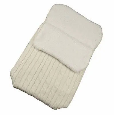 Luxury winter baby buggy sleeping bag with soft lamb cashmere lining in cream color