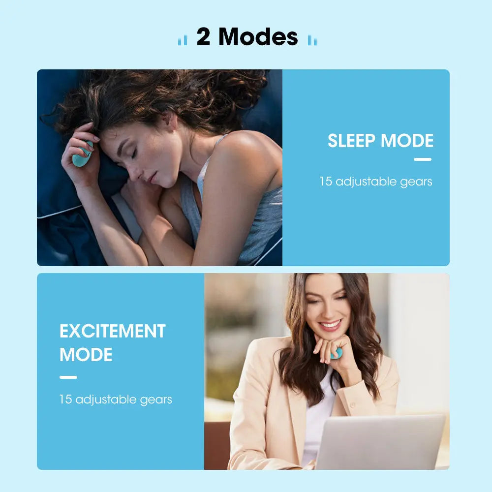 Sleep Aid Hand-held micro-current device with 2 modes and 15 adjustable gears for anxiety, depression, and insomnia relief