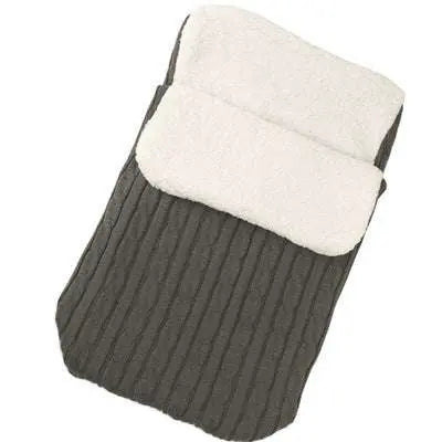 Winter baby buggy sleeping bag with lamb cashmere lining and quilted design