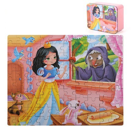 100pcs Children's Jigsaw Puzzle in Keepsake Tin Beckett