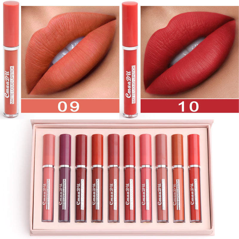 Non-Sticky Waterproof, Transferproof Matt Lipstick null