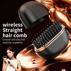 Mini Hair Straightening Comb Wireless Charging Portable Multifunctional Hair Care Not Hurt Hair Styling Comb Hair Straightener The Emporium