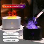  USB Ultrasonic Flame Humidifier Led RGB Colorful Essential Oil Fire Flame Aroma Diffuser The Emporium