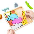 Wooden Play & Learn Animal Selection Gift Set Beckett