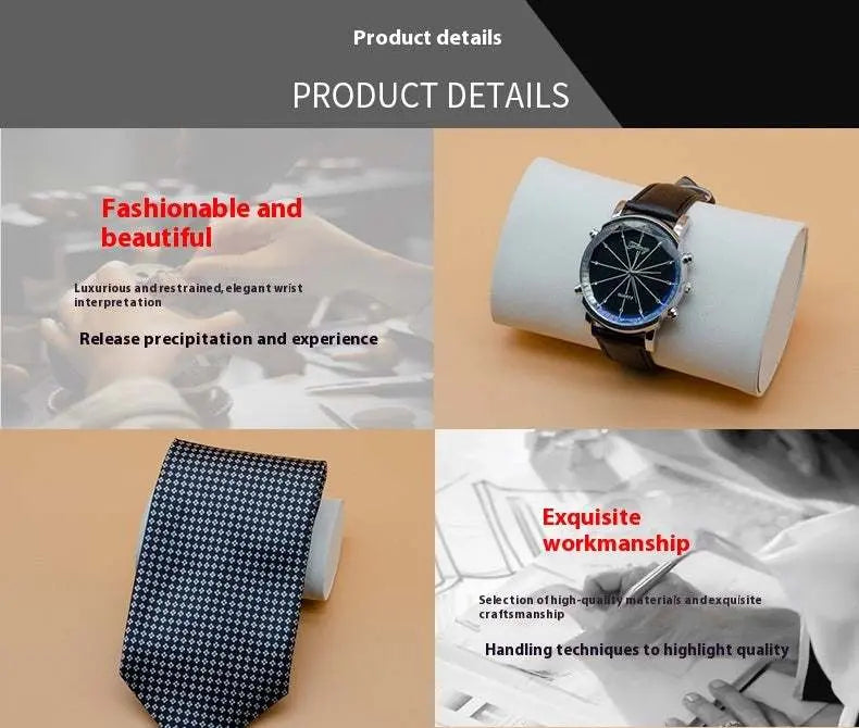 Men’s Suit Gift Box Set with watch, tie, tie clip, cufflinks in premium gift box