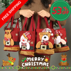 Christmas Gift Tote Bag – Santa, Reindeer, Snowman & Bear Cloth Bag The Emporium