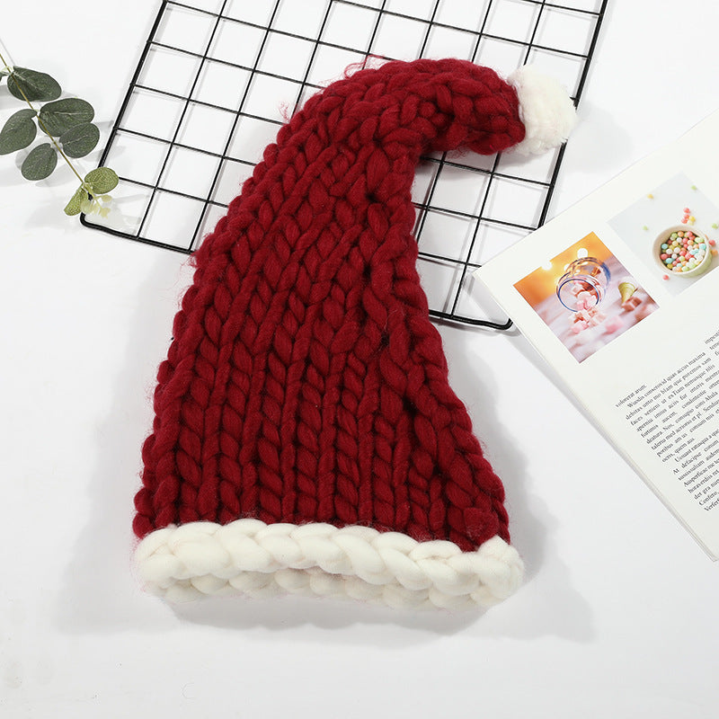 Chunky Knitted Christmas Hat - Adults/Children/Baby Beckett