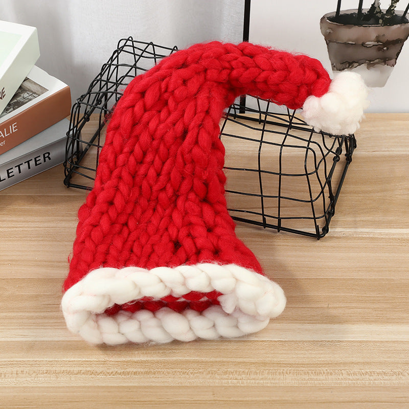 Chunky Knitted Christmas Hat - Adults/Children/Baby Beckett