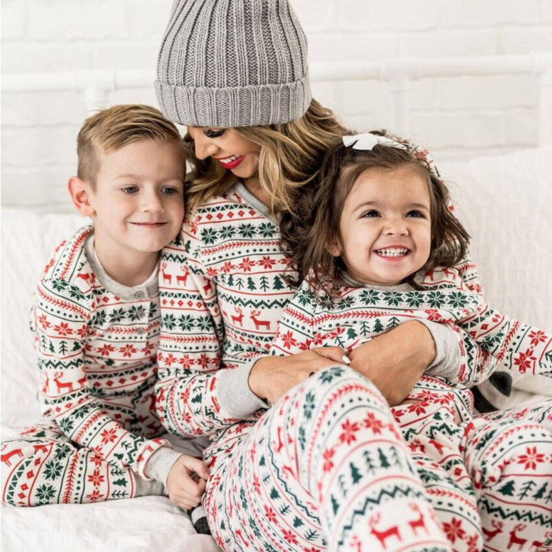Christmas Pajamas Family Matching New Year Father Mother Kids Baby Look Clothes Set Dad Mom And Daughter Son Pyjamas Outfit The Emporium