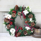 Christmas Wreath Hanging Decoration | 30cm/40cm PVC Garland