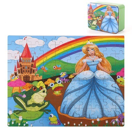 100pcs Children's Jigsaw Puzzle in Keepsake Tin Beckett
