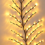 Indoor/Outdoor Rattan LED 6ft Christmas Tree Decoration Beckett