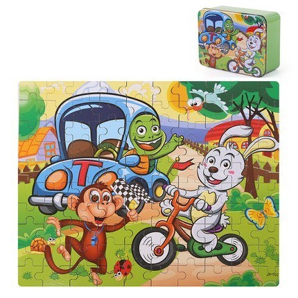 100pcs Children's Jigsaw Puzzle in Keepsake Tin Beckett
