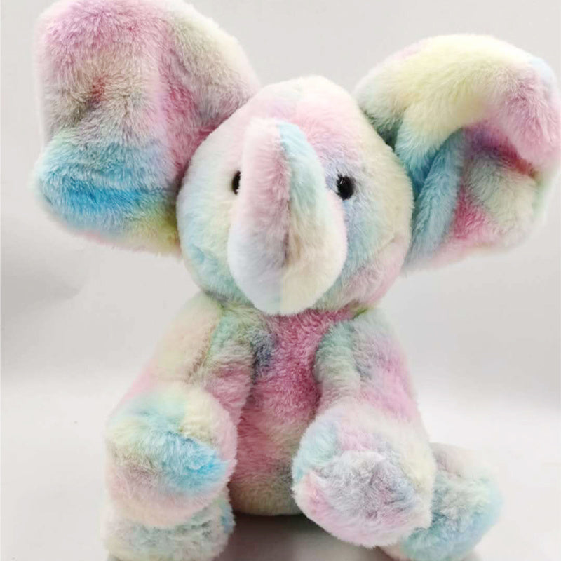 Singing and Glowing Multicoloured Elephant Cuddly Toy Beckett