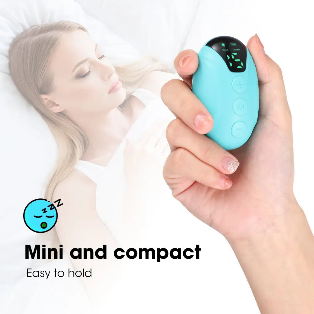 Sleep Aid Hand-held micro-current device for anxiety, depression, and insomnia relief, compact and easy to hold in hand
